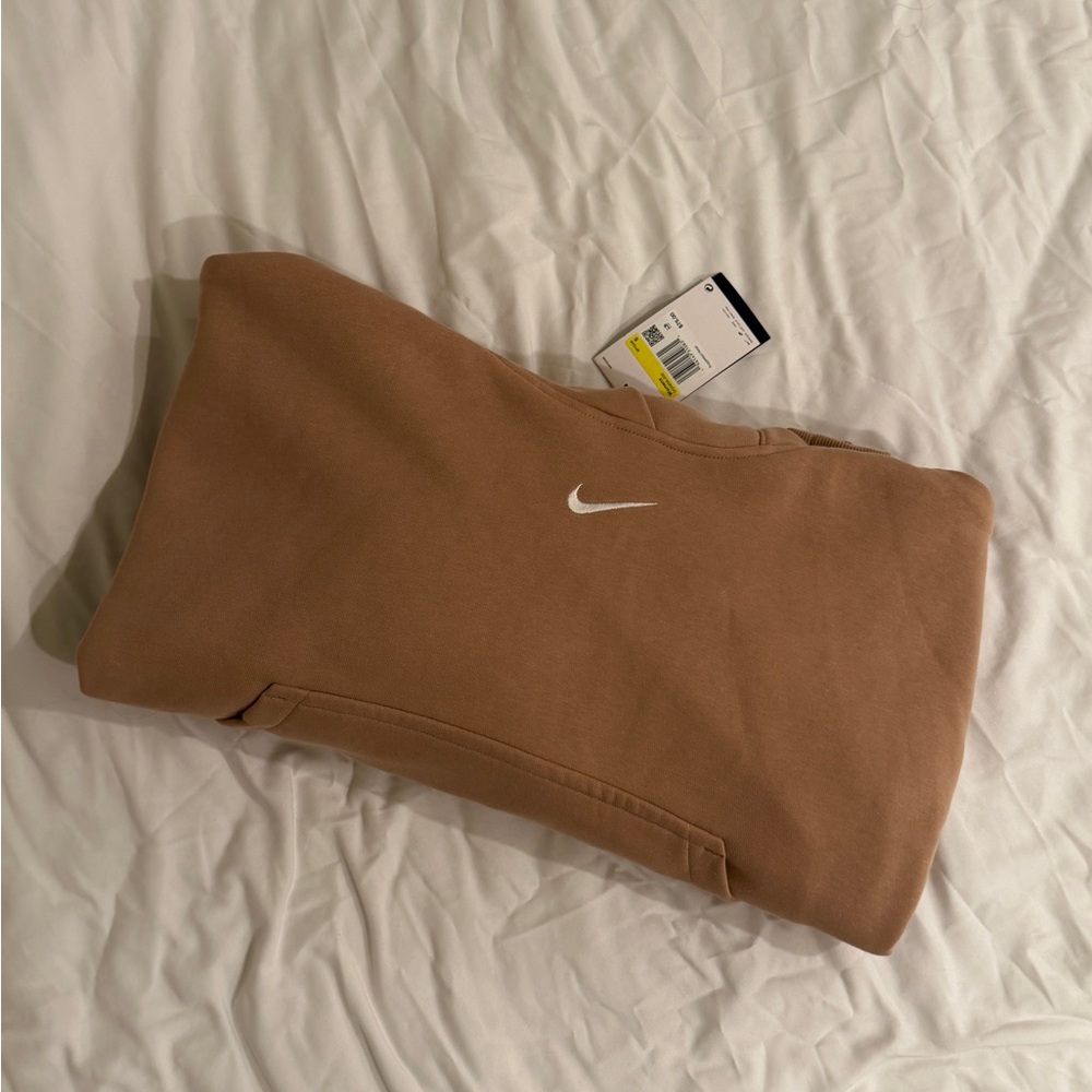 Nike Phoenix Fleece Hoodie Teddy Brown